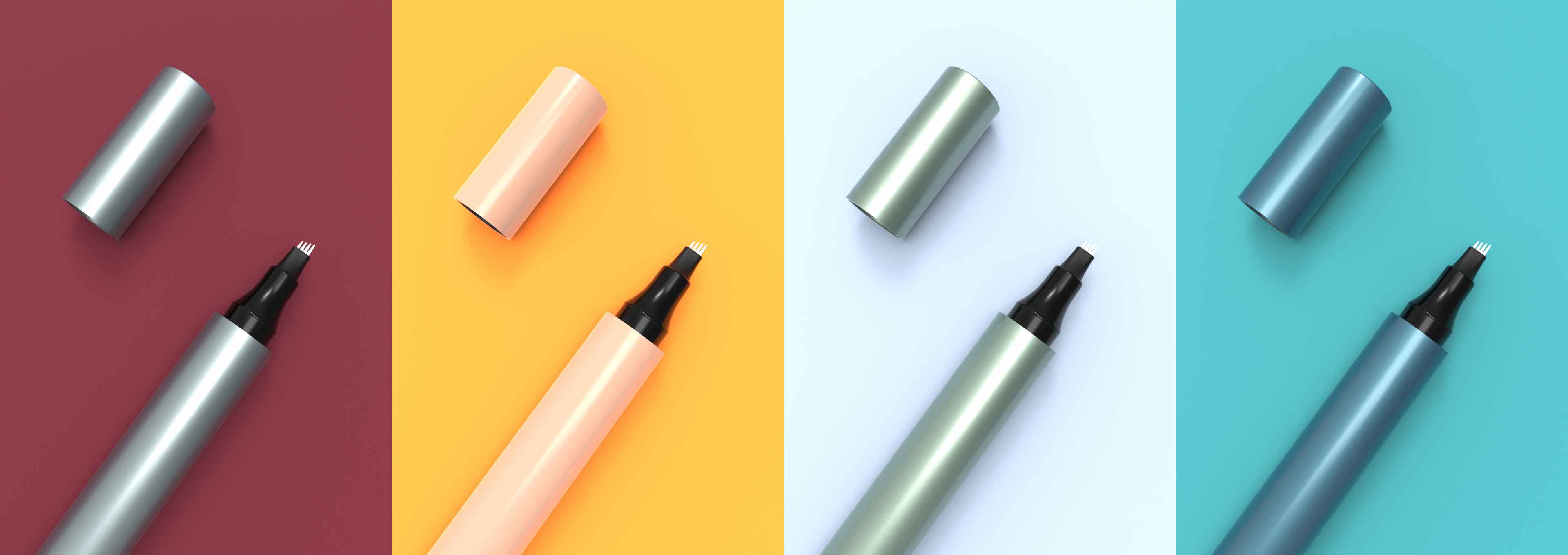 Bir sürü makyaj aletine elveda deyin! Bu çift uçlu kaş kalemi ve kontur fırçası, yeni başlayanların bile doğal olarak belirgin kaşlara sahip olmasını sağlar.